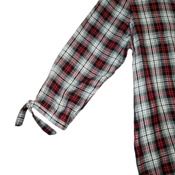 NWOT Westport Plaid Top, Size L - Picture 5 of 6